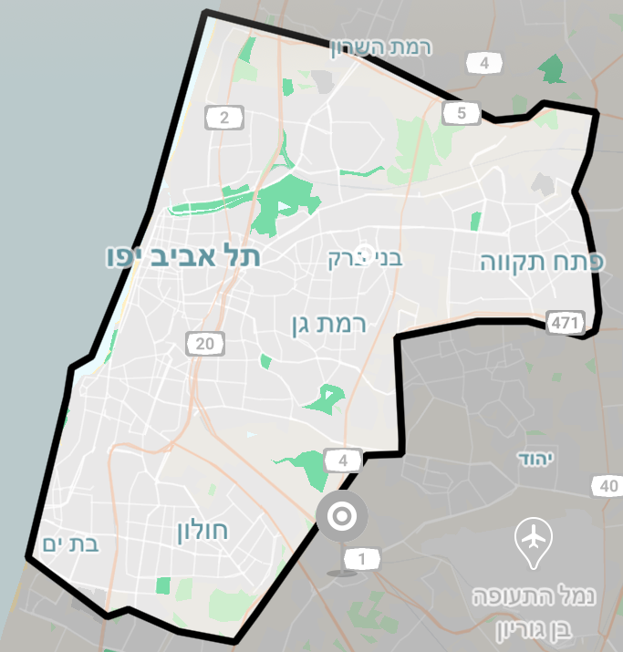 אזור הפעילות של bubble Dan