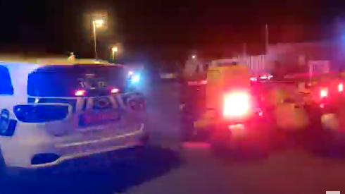 זירת האירוע בבאר שבע