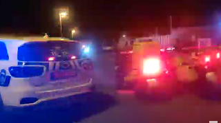 זירת האירוע בבאר שבע