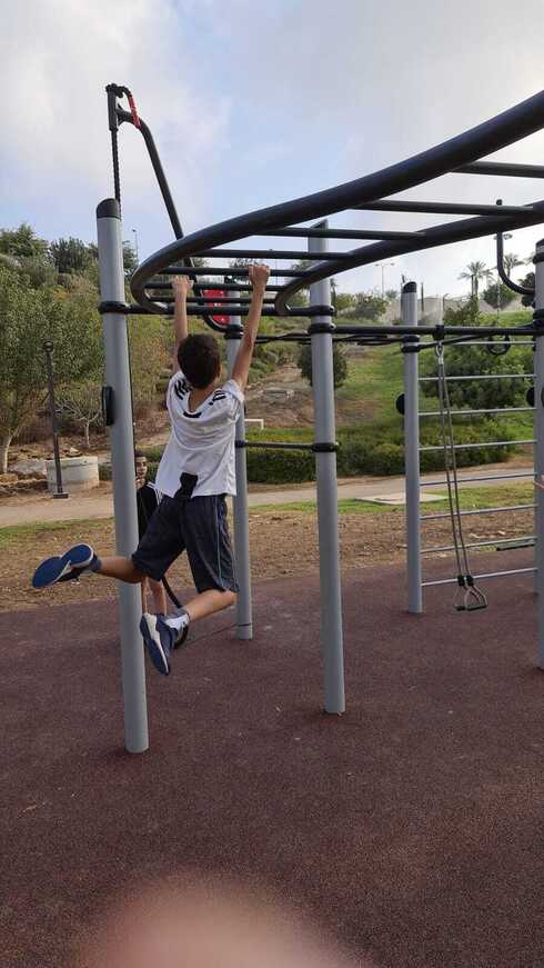 מתחם אימונים בפארק ענבה
