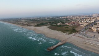  המגרש עליו תיבנה השכונה החדשה בנווה חוף