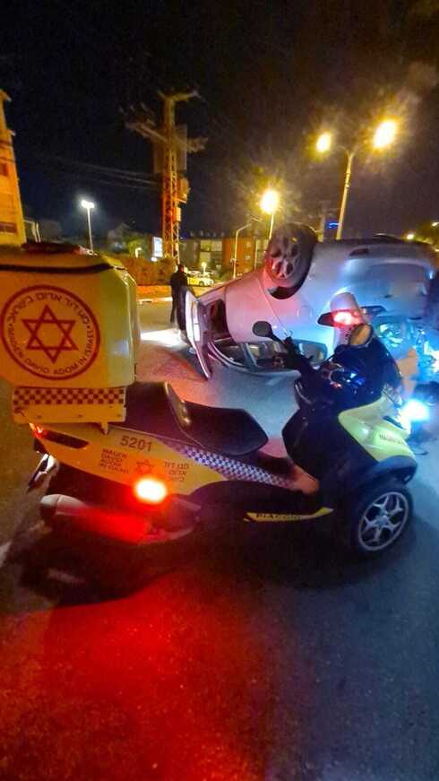 זירת התאונה