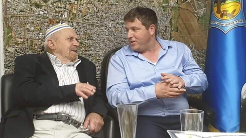 רמי גרינברג ואביו יעקב גרינברג