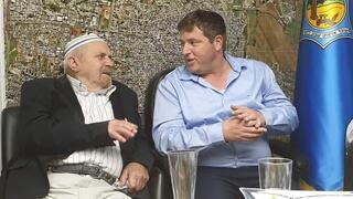 רמי גרינברג ואביו יעקב גרינברג