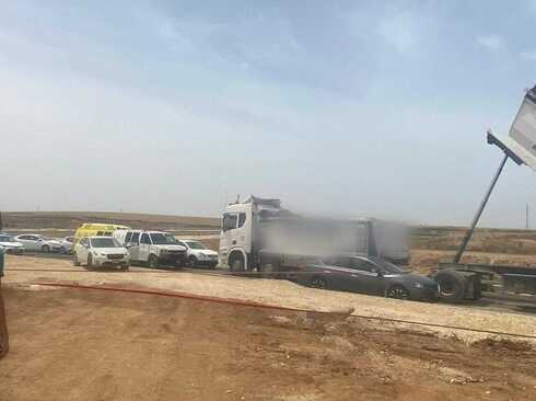 זירת התאונה בנתיבות