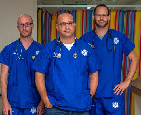 הצוות המוביל את המלר"ד. מימין: ד"ן רונן פומפ, ד"ר גלעד חן וד"ר רון יעקב