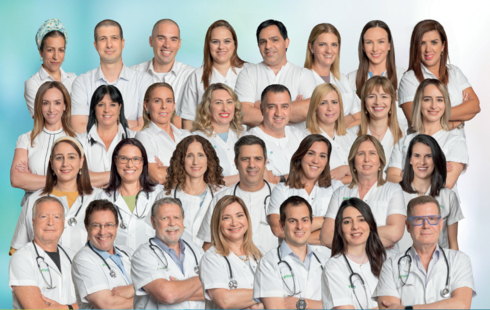 אנשי צוות ממרפאות קריות ומרכז רפואי זבולון