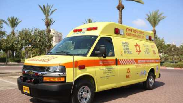 הפצוע הובהל לבית החולים רמב"ם 