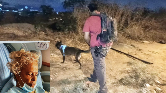 החיפושים (תמונה מרכזית) ושפרה קרייתי (תמונה קטנה משמאל) (צילומים: חיפושים - דוברות יכ"ל; שפרה קרייתי - דוברות המשטרה) החיפושים (תמונה מרכזית) ושפרה קרייתי (תמונה קטנה משמאל)