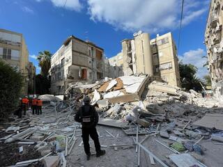 ההריסות ברחוב סרלין